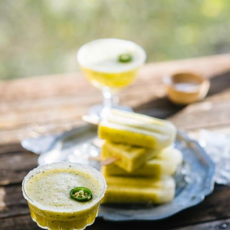Pineapple Margarita Ice Pops