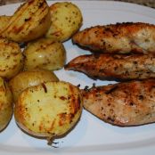 Garlic Chicken and Potatoes