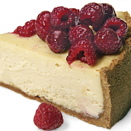 White Chocolate Raspeberry  Cheesecake