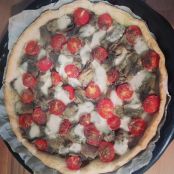 Cherry Tomato and Artichoke Tart