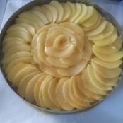 Apple and breton biscuits tart #Tarte aux pommes et biscuits bretons - Step 3