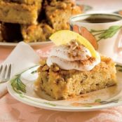 Apple Cake With Brown Sugar Icing