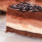 Triple-Chocolate Cheesecake