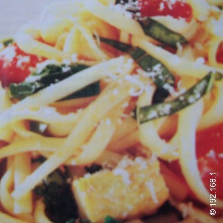 Linguine with Fresh Tomatoes and Tofu