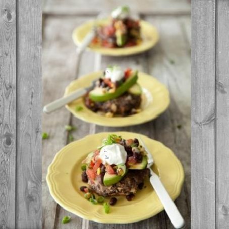 Paula’S Turkey Black Bean Burgers with Corny Salsa