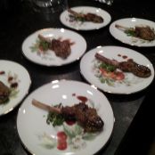 Pistachio crusted Lamb Lollipops