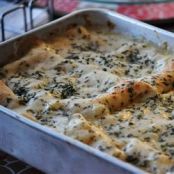 White Cheese and Chicken Lasagna