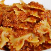 Farfalle with Sausage
