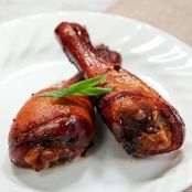 Roast Chicken Drumsticks in Garlic Soy Sauce
