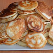 Lush pancakes without eggs (fried in a little oil)