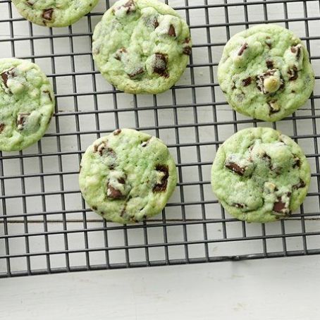 Mint Chocolate Chip Cookies