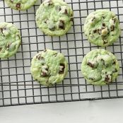 Mint Chocolate Chip Cookies
