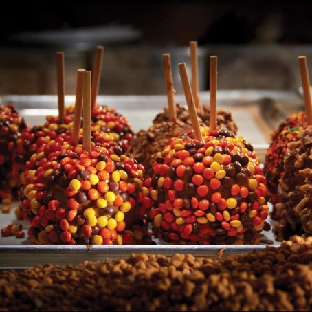 Candy Coated Caramel Apples