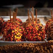 Candy Coated Caramel Apples