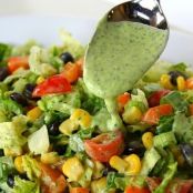 Chopped Salad with Cilantro Lime Dressing