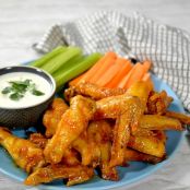 Spicy Air Fryer Honey-Lime Buffalo Wings