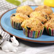 Buttermilk Blueberry Corn Muffins