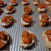 Bruschetta and Goat Cheese Crostini