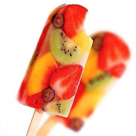 Fresh Fruit Popsicles