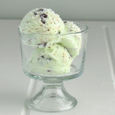 Easy Mint Chocolate Chip Ice Cream