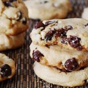 Dark Chocolate Chip Peanut Butter Cookies