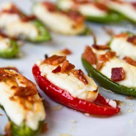 Goat Cheese and Bacon Stuffed Peppers