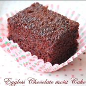Eggless chocolate cake recipe