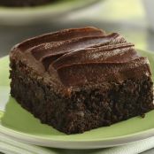 Zucchini Brownies with Fudge Frosting