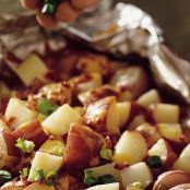Bacon & Onion Foil Packet Potatoes