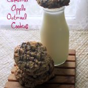 Apple Caramel Oatmeal Cookies