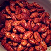 Spicy Bourbon Smoked Paprika Almonds