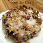 Apple Cinnamon Oatmeal Crumb Top Bars