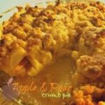 Apple & Pear Crumb Pie