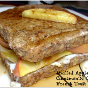 Stuffed Apple Cinnamon'N Cream French Toast