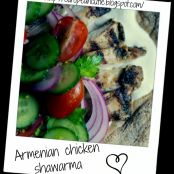 Armenian chicken shawarma