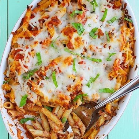 Baked Penne with Italian Sausage