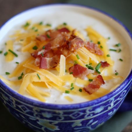 Easy Crockpot Potato Soup