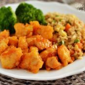 Bakes Sweet and Sour Chicken and Chicken Fried Rice