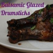 Crockpot Balsamic Glazed Drumsticks