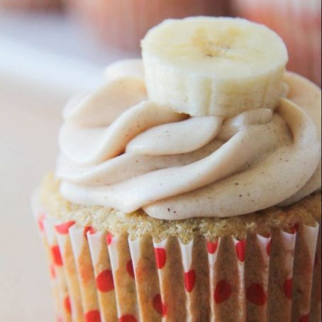 Banana Cupcakes with Cream Cheese Frosting