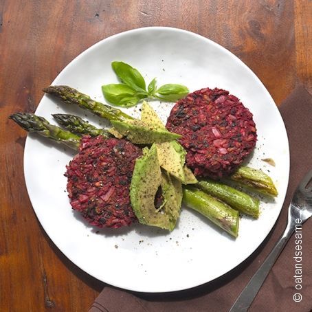 Black Bean Beet Burgers