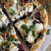 Meg's Beet Pesto with Kale and Goat Cheese
