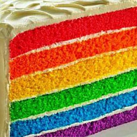Rainbow Layer cake