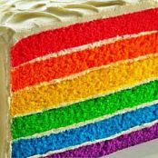 Rainbow Layer cake