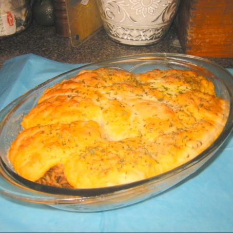 Italian Sausage Biscuit Casserole