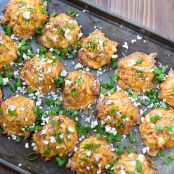 Buffalo Blue Cheese Potato Bites