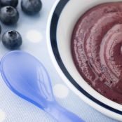 Baby Food: Blueberry & Spinach Puree