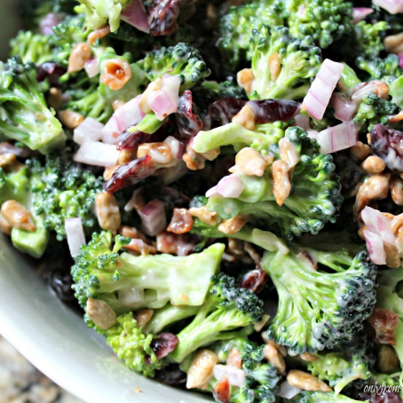 Mozzarella Bacon Broccoli Salad