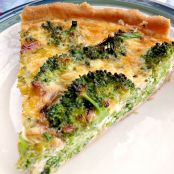 Cheddar and Broccoli Quiche