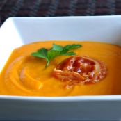 Creamy Red Pepper & Butternut Squash Soup